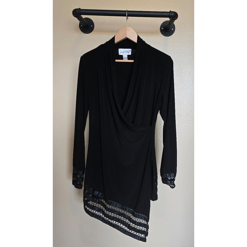 Joseph Ribkoff‎ black mid length dress women's size 10